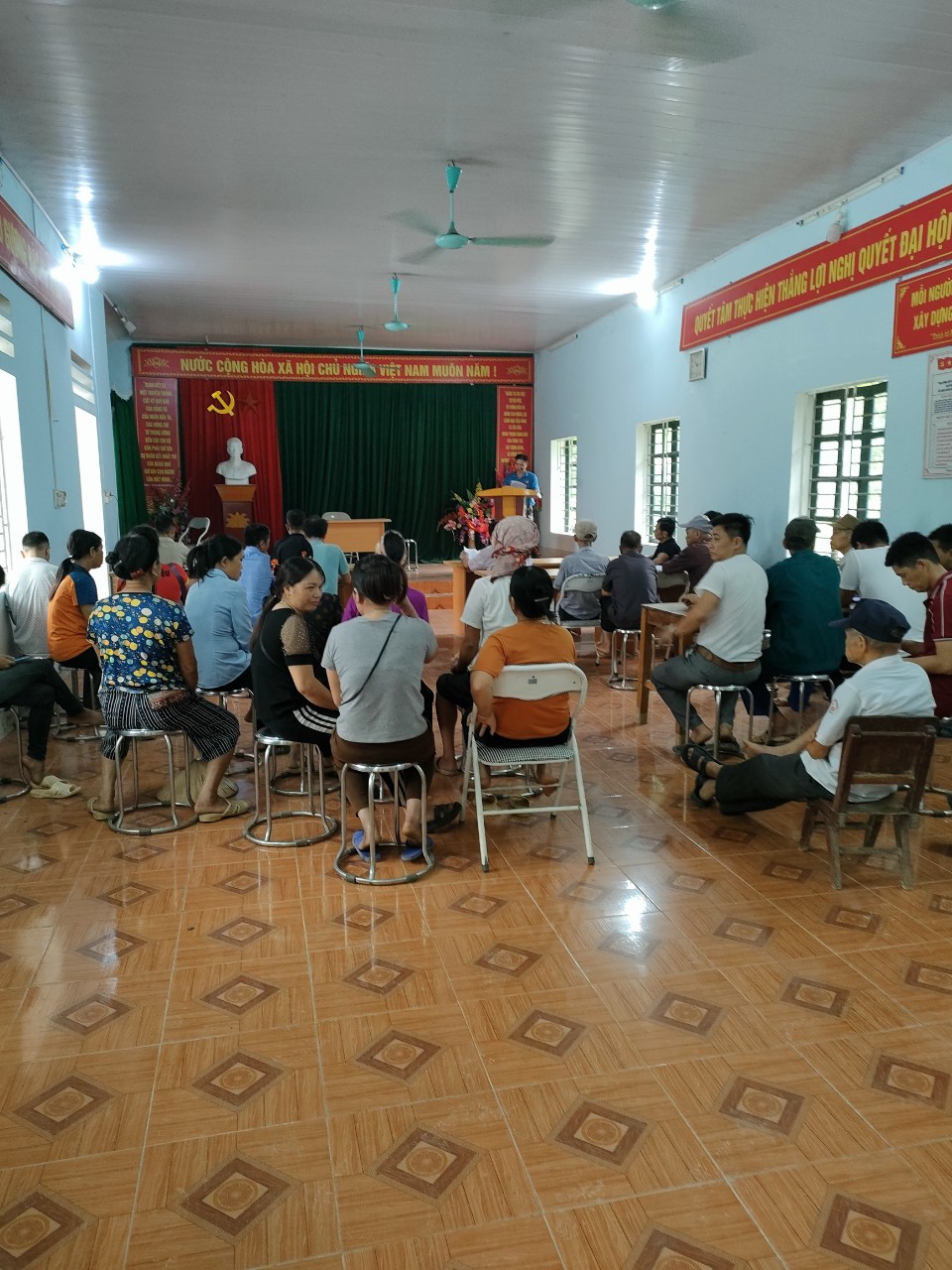 Hộ Nông dân xã Tân Nam tổ chức Hội nghị tuyên truyền tại thôn