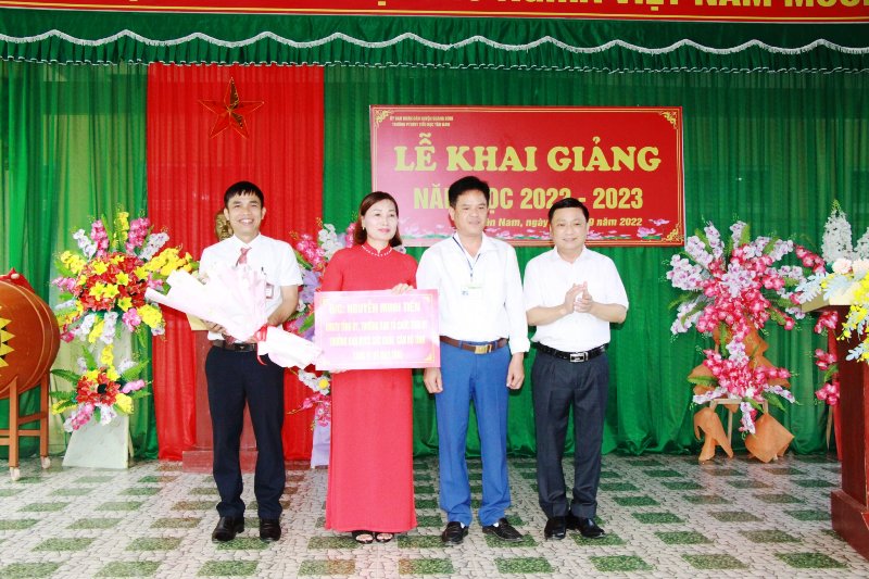 Các trường học trên địa bàn huyện Quang Bình tổ chức khai giảng năm học mới 2022 - 2023